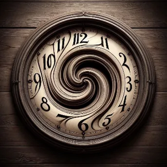 Image of a melting clock face to illustrate post