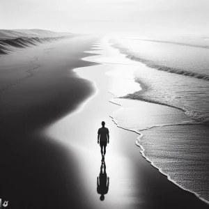 Image of person walking on beach to illustrate post