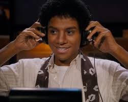 Image of character of Michael Jackson from film called 'Michael, use to illustrate post.