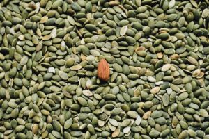 Image of several seeds, with one growing in the middle, used to illustrate post